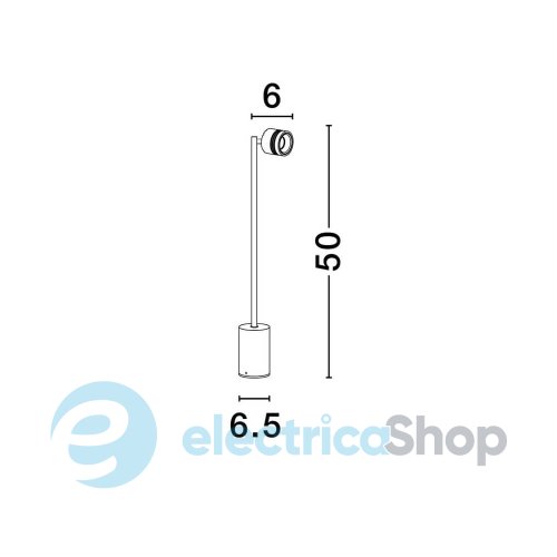 Стовпчик парковий SELENE 9030851 Nova Luce