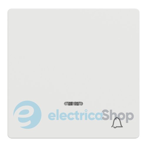 Клавіша 1-а для LED «Дзвінок» System Design MTN3325-6037 «білий матовий»