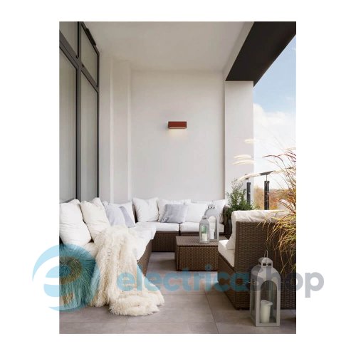 Настінний вуличний світильник BROWN 9030584 Nova Luce