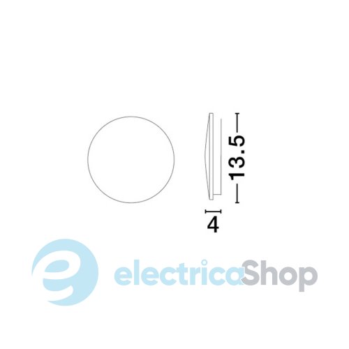 Настінний вуличний світильник COPPER 9923411 Nova Luce