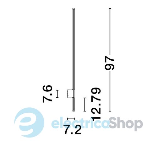 Бра вуличний RIDGE 9923407 Nova Luce