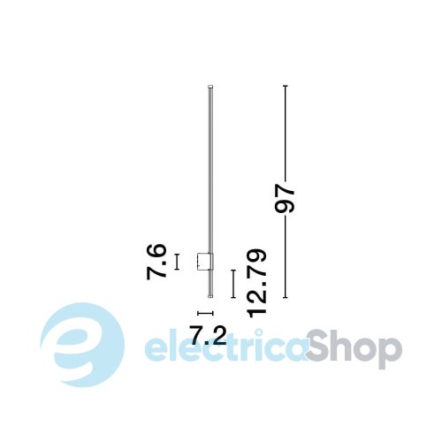 Бра уличный RIDGE 9923408 Nova Luce