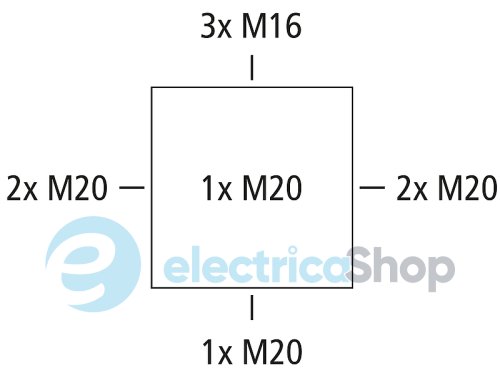 Коробка распределительная 87х87х52 Abox 025-L/w IP66 белый Spelsberg sp80210001