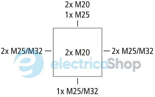 Коробка распределительная 127х127х70 Abox 060-L IP66 серый Spelsberg sp80640001