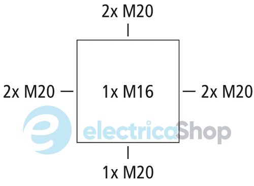 Коробка розподільча 92х92х60 Abox Pro 025-L IP66 сірий Spelsberg  sp40240001