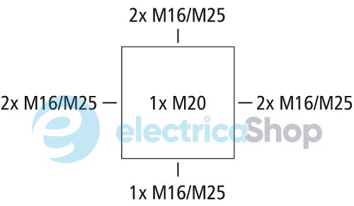 Коробка розподільча 102х102х57 Abox Pro 040-L IP66 сірий Spelsberg  sp40440001