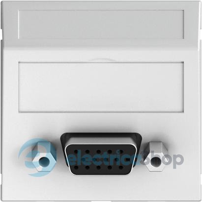 Розетка VGA (HD15) з кабелем підключення, кутова Modul 45 OBO , чорно-сіра