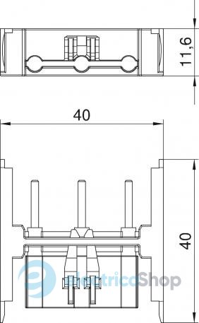 Коннектор соединения Modul 45 OBO, 6117198, черный