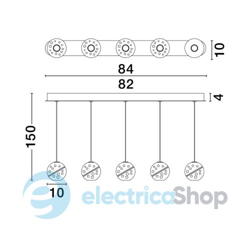 Подвесной светильник LICIO 9186961 Nova Luce
