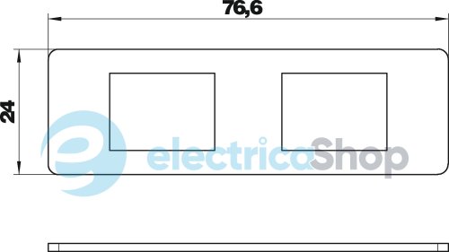 Рамка-супорт MPMT45, 2x RJ45, тип A, Keystone нерж.сталь OBO 7408701