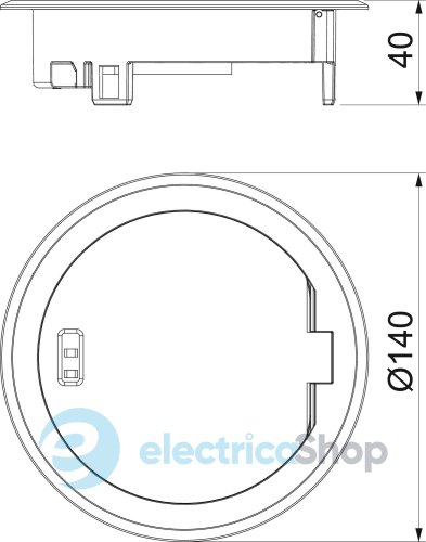 Крышка люка GES R2 CuZn с блокировкой, IK10, IP66 латунированная OBO 7408852