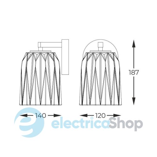 Бра Zuma Line TAZZA W0590-01A-V7AC