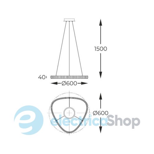 Люстра Zuma Line ATHESA MD3169-1-3GT