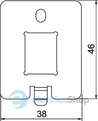 Супорт для UDHOME ONE, 1хRJ45, тип C, (Keystone; R&M Snap-In) нерж.сталь OBO Bettermann 7368494