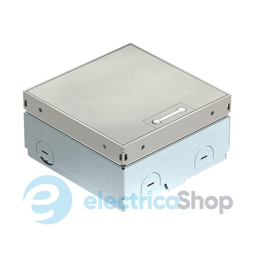 Люк розетковий UDHOME ONE BN, 1х Modul45, (1x RJ45 опційно), (h=75-105мм), IK10, IP40 нерж.сталь OBO Bettermann 7368356