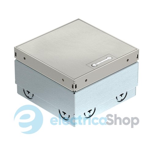 Люк розетковий UDHOME2 BN, 2 пости 45x45 (2x RJ45 опційно), (h=110-135мм), IK10, IP40 нерж.сталь OBO Bettermann 7368352