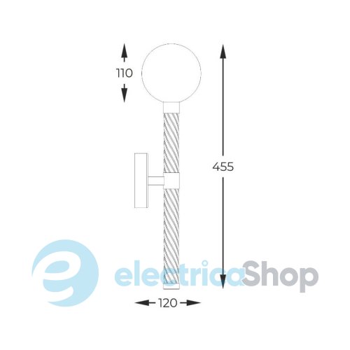 Бра Zuma Line MIDA W0583-01A-2GHF