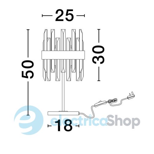 Настільна лампа CROWN 9695122 Nova Luce