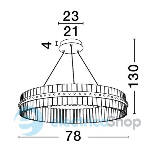 Подвесной светильник KEZO 9019734 Nova Luce