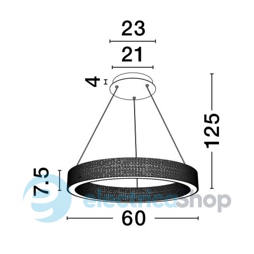 Підвісний світильник KLEPSIDRA 9019742 Nova Luce