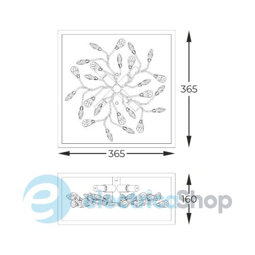 Люстра Zuma Line SPRING C0578-04A-B5V7