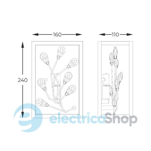 Бра Zuma Line SPRING W0578-01A-B5TF