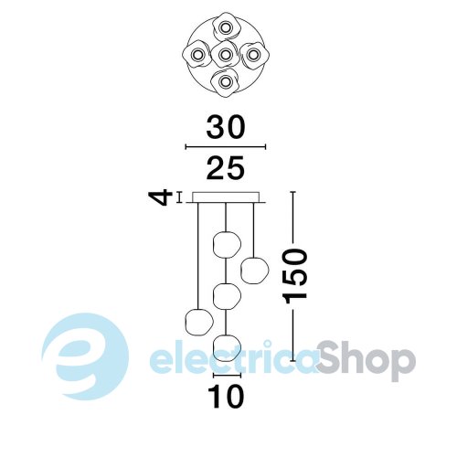 Подвесной светильник IFOS 9511012 Nova Luce