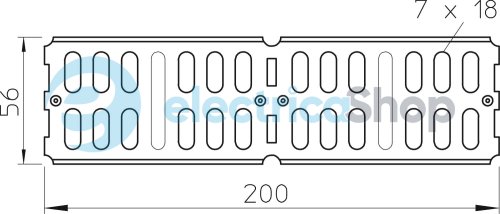 Повздовжній/кутовий з'єднувач кабельних лотків,Н60, FT (40-60 мкм) OBO 6067611