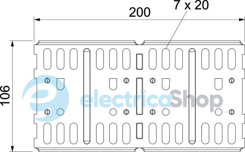 Продольный/угловой соединитель кабельных лотков Н110, FS (18-22 мкм) OBO 6067131