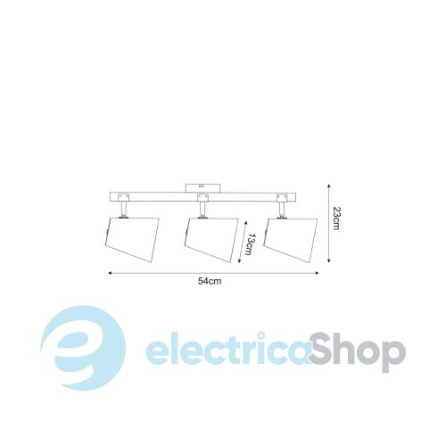 Светильник-спот Zuma Line ELTI P22077-3TU
