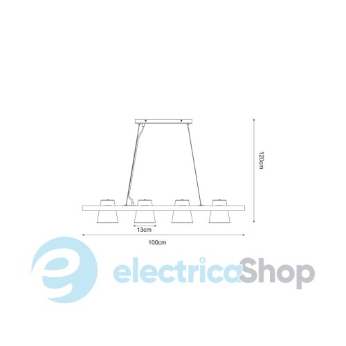 Люстра Zuma Line ELTI P22077-4