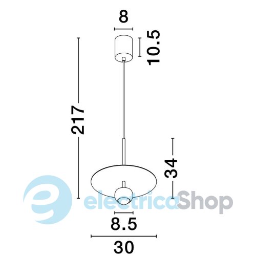 Подвесной светильник EDEM 9870044 Nova Luce