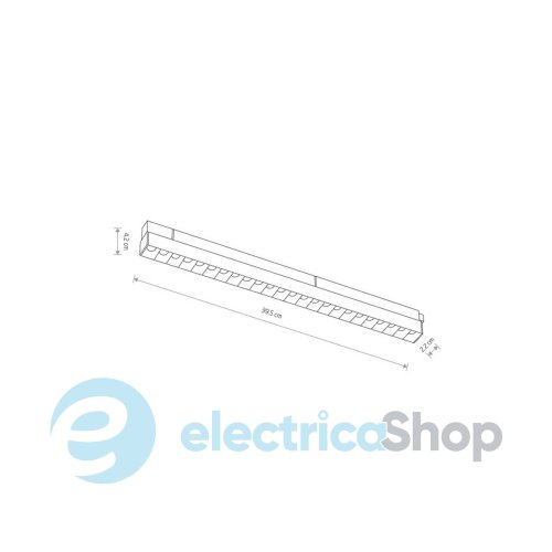 Магнітний трековий світильник Nowodvorski LVM FOCUS LED 15W 11630
