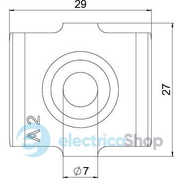 Притискна пластина для дротяного лотка, A2 (нерж. сталь) OBO 6016676