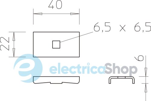Тримач кабельростру LG45 та LG60, A2 (нерж. сталь) OBO 6017134