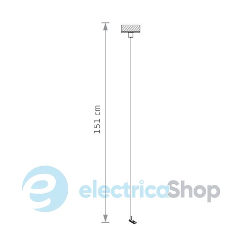 Комплект підвіски для магнітної системи Nowodvorski NANO LVM Suspension Kit 11744