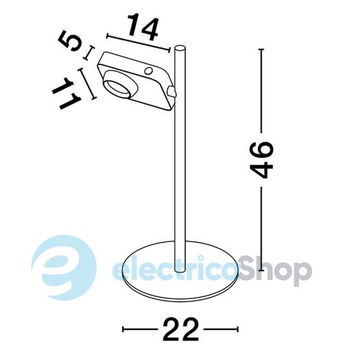 Настольная лампа KEDROS 9870032 Nova Luce