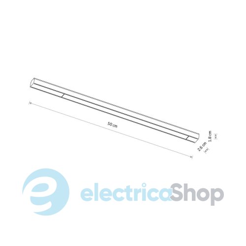 Магнітний трековий світильник Nowodvorski ULTRA THIN UT-LVM LINE LED 18W 4000K 11334
