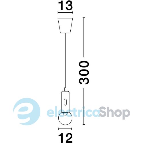 Підвісний світильник CHRONOS 9870024 Nova Luce