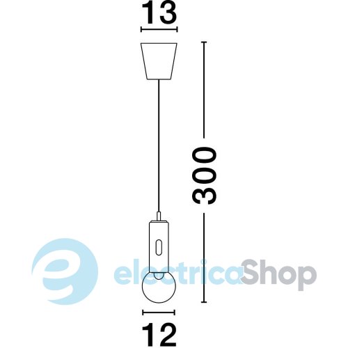 Підвісний світильник CHRONOS 9870025 Nova Luce