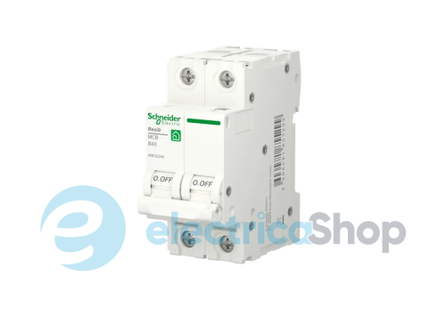 Автоматический выключатель 2P, 6 A, B, 6kA Schneider Electric Resi9
