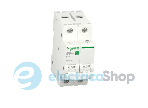 Автоматический выключатель 2P, 6 A, B, 6kA Schneider Electric Resi9