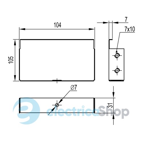 Пластина TCхRRCхRRDхRRS 100x100, ДКС 30265 (Сендзимира)