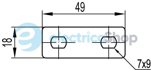 Пластина PTCE для заземления ДКС 37501