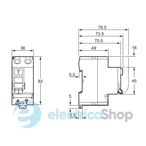 Выключатели дифференциального тока Resi9 Schneider Electric 2P, 63A/0,03 AC