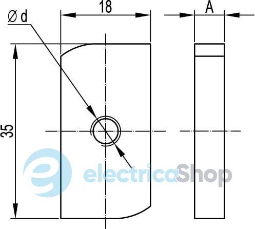 Гайка для підвісу профілю М10x35 ДКС CM141000