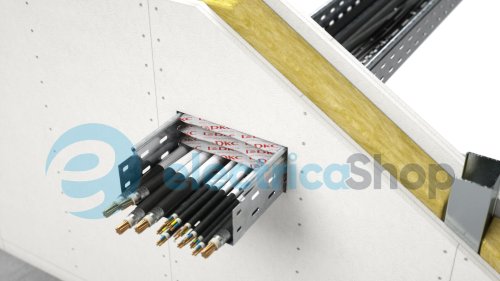Подушка вогнестійка 120x250x35, вага 0,75 кг, межа вогнестійкості 120 хвилин ДКС DB1804