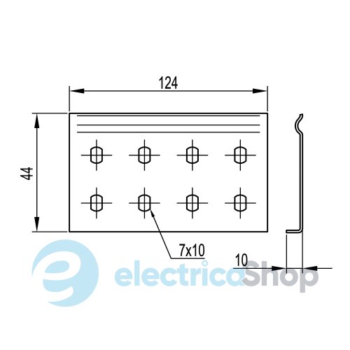 Соединитель гориз., GTO 50L, ДКС LG5000 (Сендзимира)