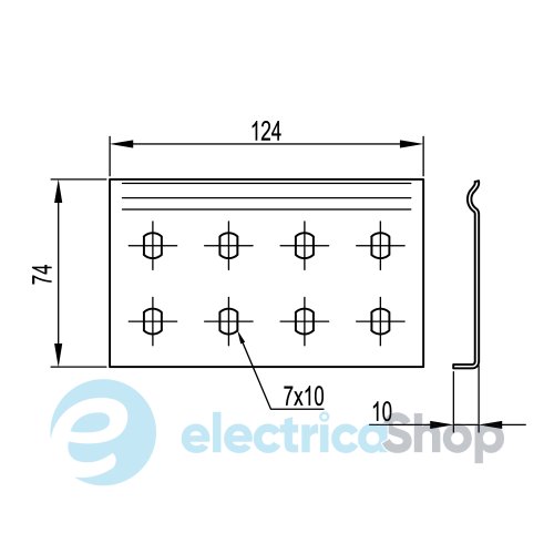 З'єднувач гориз., GTO 80L, ДКС LG8000 (Сендзіміра)