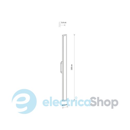 Вуличний настінний світильник Nowodvorski ISLA LED 22W 3000K 1200Lm IP54 11554